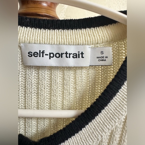 Self- Portrait star loves- wool knit dress with crystals - Picture 2 of 8